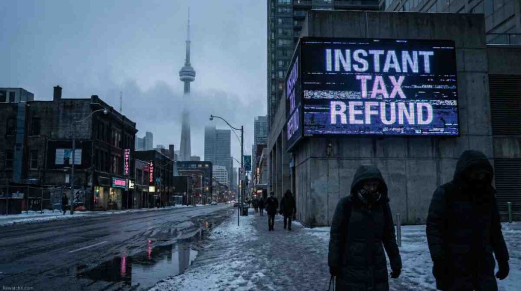Beware of fake CRA tax refund ads on digital billboards in Canada